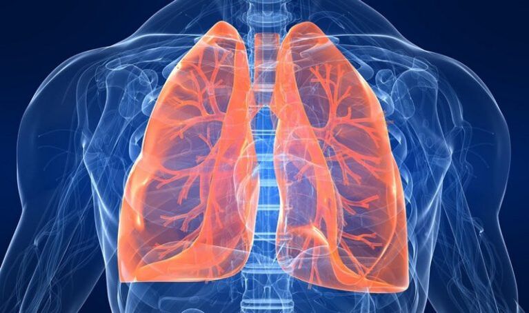 pulmonary pathology as the cause of pain under the left shoulder blade