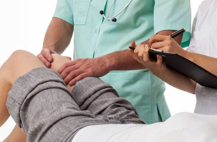 Diagnosis of the knee joint