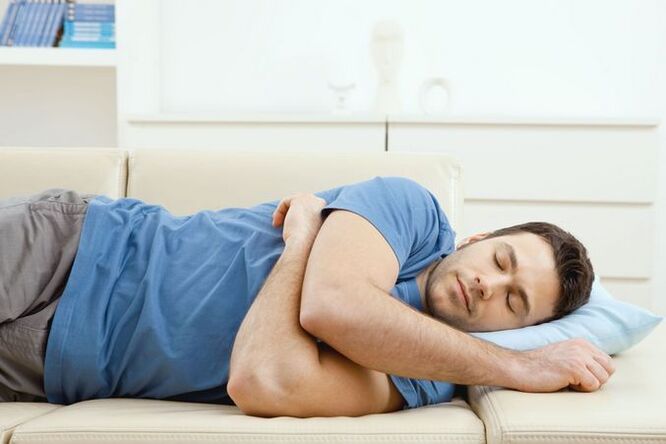 Uncomfortable posture during sleep as a cause of lower back pain